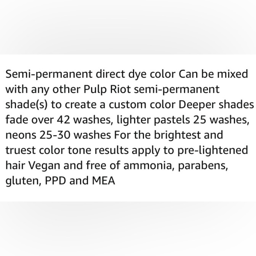 Pulp Riot GhostBlood Semi-permanent Color RARE - Picture 6 of 6